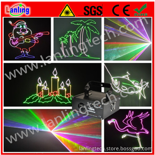 RGB SD Animation Club Laser Lighting Projector